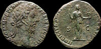 Roman AE sestertius Commodus AE sestertius Nobilitas standing right -