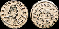 Spain 8 maravedis Spain Philip IV 8 maravedis 1662 -