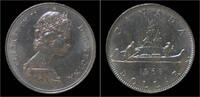Canada 1 dollar Canada 1 dollar 1968- voyageur -