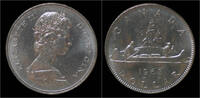 Canada 1 dollar Canada 1 dollar 1968- voyageur -