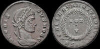 Roman AE follis Crispus, as Caesar, AE follis VOT V in laurel wreath -