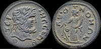Pisidia AE31 Pisidia Termessos Major Pseudo-Autonomous AE31 Tyche standing left -
