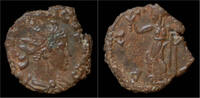 Roman antoninianus Tetricus II billon antoninianus Pax standing left -