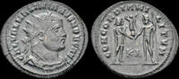 Roman Radiatus Galerius AE-radiate Prince receiving Victory -