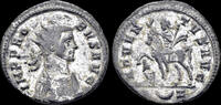 Roman antoninianus Probus AE silvered antoninianus Probus on horseback left -