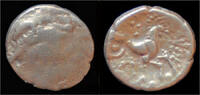 Celtic 1/4 stater Celtic Gaul Baïocasses AV 1/4 stater aux sanglier. -