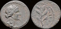 Seleucis and Pieria AE16 Seleucis and Pieria Antioch Pseudo-autonomous issue, time of Nero AE16 -