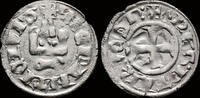 Crusader denier tournois Crusader Principality of Archaea Philippe de Taranto billon denier Tournois -