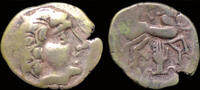 Celtic stater Celtic Pictones Electrum stater à la main -