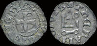 Crusader denier Crusader Principality of Achaea Guy II de la Roche billon denier -