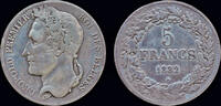 Belgium 5 frank Belgium Leopold I 5 frank 1832- pos A -