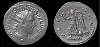 Roman antoninianus Trajan Decius AR antoninianus Victory running left -