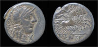 Roman denarius M.Fannius C.f AR denarius -