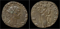 Roman antoninianus Claudius II Gothicus billon antoninianus Felicitas standing left -