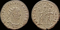 Roman antoninianus Valerian I billon antoninianus the Orient presenting wreath to Emperor -