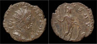 Roman antoninianus Victorinus billon antoninianus Virtus standing right -