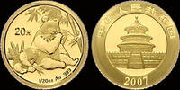 China 20 yuan China gold 20 yuan 2007 Panda proof -