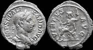 Roman denarius Severus Alexander AR denarius Virtus seated left -