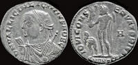 Roman AE follis Licinius II AE follis Jupiter standing left -