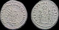 Roman antoninianus Valerian I AR antoninianus the Orient presenting wreath to Emperor -