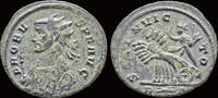 Roman antoninianus Probus AE antoninianus Sol in galloping quadriga left -