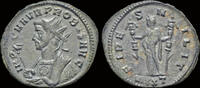 Roman antoninianus Probus AE antoninianus Fides standing left -