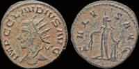Roman antoninianus Claudius II Gothicus billon antoninianus Apollo standing left -