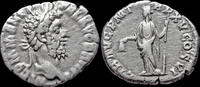 Roman denarius Commodus AR denarius Libertas standing facing -