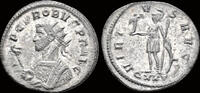 Roman Silvered antoninianus Probus silvered antoninianus Soldier standing left -