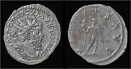 Roman antoninianus Postumus AR antoninianus Virtus standing right -