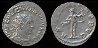 Roman antoninianus Valerian I AR antoninianus Apollo standing right -