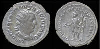 Roman antoninianus Trajan Decius AR antoninianus Genius standing left -