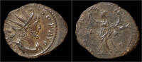 Roman antoninianus Victorinus billon antoninianus Pax standing left -