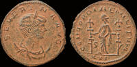 Roman antoninianus Severina, Augusta AE antoninianus Concordia standing facing -