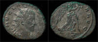 Roman antoninianus Claudius II Gothicus silvered antoninianus Victory advancing right -