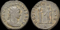 Roman antoninianus Aurelian AE antoninianus Aurelian on right -