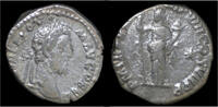 Roman denarius Commodus AR denarius Fortuna standing left. -