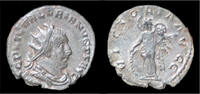 Roman antoninianus Valerian I AR antoninianus Victory standing left -