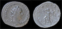 Roman antoninianus Trajan Decius AR antoninianus Victory running left -