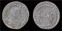 Roman antoninianus Diocletian silvered antoninianus Jupiter standing right -