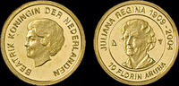 Aruba 10 florin Aruba 10 florin 2004- 75 years of Juliana proof -