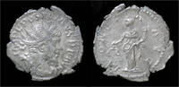 Roman antoninianus Postumus AR antoninianus Moneta standing left -