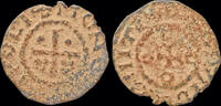 Crusader AE denar Crusader County of Tripoli Raymond I-II AE denar -