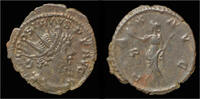 Roman antoninianus Postumus billon antoninianus Pax standing left -