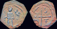 Crusader follis Crusader Antioch Tancred, Regent AE follis -