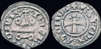 Crusader denier tournois Crusader Principality of Achaea Guy II de la Roche billon denier tournois -