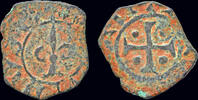 Crusader AE pougeoise Crusader Principality of Antioch Bohémond IV-V AE pougeoise -