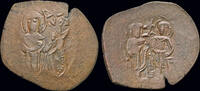 Byzantium trachy Byzantium Latin rulers of Constantinople bronze trachy -