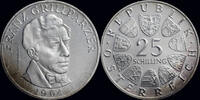 Austria 25 schilling Austria 25 schilling 1964- Franz Grillparzer UNC -