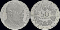 Austria 50 schilling Austria 50 schilling 1970- 100th anniversary of Karl Renner -